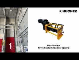 HUCHEZ - Application example of custom-made electric winches HUCHEZ - Application example of custom-made electric winches