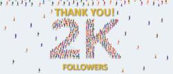 Our LinkedIn page now has 2,000 followers!